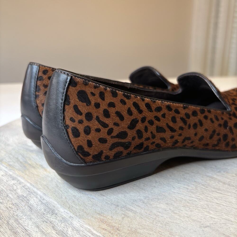 Dansko Olivia Women's Cheetah Print Calf Hair Loafers Comfort Shoes US Size 9 - Picture 6 of 11